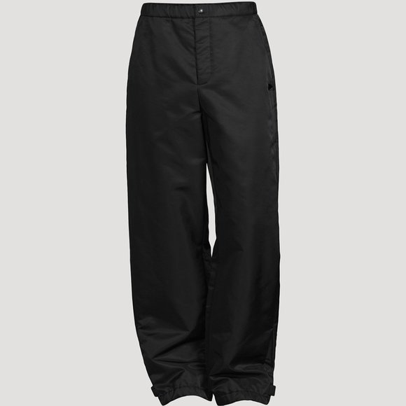 VALENTINO Black Nylon Cargo Pants With Valentino Stud Detail - Picture 1 of 11